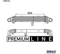 MAHLE CI 359 000P Intercooler