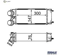 MAHLE CI 367 000S Intercooler