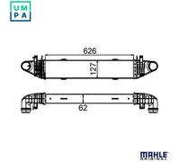 MAHLE CI 428 000S Intercooler