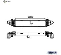 MAHLE ORIGINAL CI 428 000S Intercooler