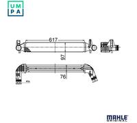 MAHLE CI 516 000S Intercooler