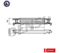 CHARGE AIR COOLER DIT01001 FOR ALFA ROMEO FIAT 199A3/955B2.000 1.2L 4cyl MITO