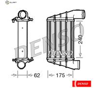 CHARGE AIR COOLER DIT02001 FOR VW AUDI A4/S4 A6/S6 AWT 1.8L AJM/ATJ/AVG 1.9L A6