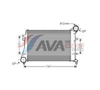Charge Air Cooler Fits Audi A3 Sportback Convertible AVA Clever Choice VNA4268