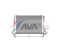 AVA Charge Air Intercooler VNA4306 for VW GOLF (2009) 1.6 TDI etc