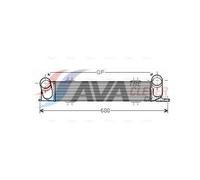 AVA Charge Air Intercooler BW4378 for BMW 1 SERIES E81 (2005) 118D 2.0 etc