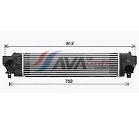 AVA Charge Air Intercooler BW4582 for MINI MINI COOPER (2014) 1.5 D etc