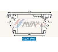 Charge Air Cooler Fits BMW 1 X1 X2 2 Active Tourer Mini AVA Clever Choice BW4676