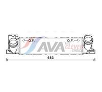 AVA Charge Air Intercooler BWA4464 for BMW 1 SERIES F20 (2011) 118I 1.6 etc