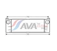 PRASCO MSA4473 Intercooler