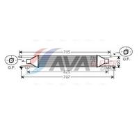 PRASCO OLA4420 Intercooler