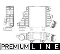 MAHLE ORIGINAL CI 412 000P Intercooler