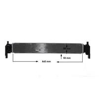 MAHLE Low-temperature radiator CIR4000S for VW POLO (09-) etc