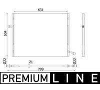 MAHLE CIR 37 000P Low Temperature Cooler, intercooler