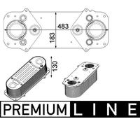 MAHLE ORIGINAL CI 233 000P Intercooler