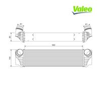 Charge Air Cooler VALEO 818367 For BMW