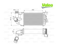 Charge Air Cooler VALEO 818556 For OPEL