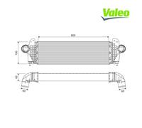 Charge Air Cooler VALEO 818694 For IVECO
