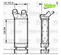 Charge Air Cooler VALEO 818866 For PEUGEOT, CITROËN