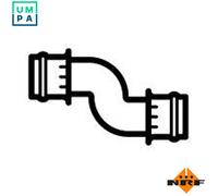 NRF Intercooler Turbo Charge Air Hose Outlet fits Bmw