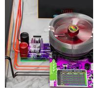 Charge Control Switch Board for DL24EW Electronic Load, 150W 10A Charging Module with Overcharge Protection, Semiconductor Material, Purple