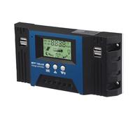 Charge Controller 12V 24V 100A Mppt Auto Solar Panel Regulator Lcd Display High Efficiency Charge Management System Overheat(Right 63117214942)