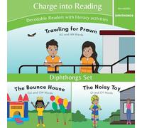 Charge into Reading Decodable Books (Stage 8): 3 Diphthong Decodable Readers to Help First and Second Grade Beginning Readers Learn to Read (OI, OW, and AW Sounds)