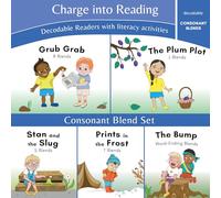 Charge into Reading Stage 2: Consonant Blends Decodable Reader Set | Beginning Readers, Ages 4+