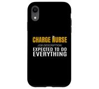 Charge Nurse Job Description Expected To Do Everything Medic Case for iPhone XR