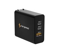 Chargeasap | 100W Omega USB-C GaN Charger | High-Speed GaN Technology Power Adapter for Laptops, Smartphones, Tablets | Fast Charging Travel Charger with Foldable Plug (Black)