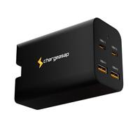 Chargeasap | 200W Omega USB-C GaN Charger | High-Speed GaN Technology Power Adapter for Laptops, Smartphones, Tablets | Fast Charging Travel Charger with Foldable Plug (Black)