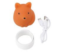Charged Wrist Night Light, Cute Animal, for Bedroom Dorm Decor, Portable | 4-hour warm white light, 2-hour colour gradient mode, charging port, silicone wristband, soft eye-friendly glow