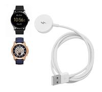 Charger 1 2 3, 3.3ft 100cm USB Smartwatch Charging Cable, Magnetic Smart Watch Charger for Q 1 2 Wander Marshal (White)
