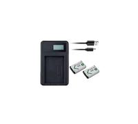 Charger & 2X Batteries Sony HDR-CX240E HDR-CX405 HDR-CX440 HDR-PJ410 HDR-PJ440