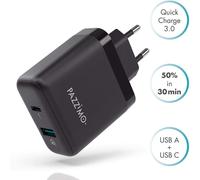 Charger 6A 33W Usb-C USB QC 3.0 Power Supply for Apple Samsung Huawei