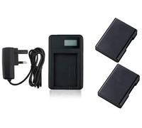 Charger and 2Pcs Battery for Nikon COOLPIX P7000, P7100, P7700, P7800 - Df, D3100, D3200, D3300, D3400, D3500, D5100, D5200, D5300, D5500, D5600 - Compatible with Nikon Battery for EN-EL14 / EN-EL14a