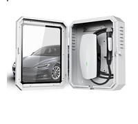 Charger Box for Tesla Gen 3, Outdoor Wall Charger Cover for Tesla Accessories, Rainproof Dustproof Wall Connector Charging Cable Organizer Tesla Charger Lock Box