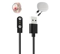 Charger Cable for aeac AR01 Smart Watch,toergy Fast Charging USB Cable with Magnetic Attachment,Durable Lightweight Design,Portable Silicone Travel Storage Bag Included