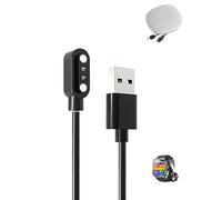 Charger Cable for Blackview W60 Smart Watch, 3.5mm USB Charger Cable,Magnetic Attachment,Fast Charging,Low Heat Generation,Lightweight,Durable,Silicone Storage Bag