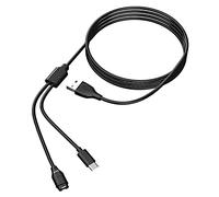 Charger Cable for Garmin Fenix 5/6/7/Forerunner 245/255/955/Vivoactive 3/4, 2-in-1 Magnetic USB Charging Cord, for Sports Watch & USB A & USB-C Dual Interface