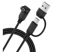 Charger Cable for Garmin vivoactive 4 3,Forerunner 55/255/265/945/965,Fenix 8 E 7 6 5, Venu 3 3s,epix Gen 2,Instinct 2,Data Sync USB C Charging Cord for Garmin Watch (1m)