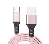 Charger Cable For Honor 90/90 Lite/70/70 Lite/X8a/X7a/X6a/Magic 6 Lite/Magic 5 Lite/Magic 4 Lite [1.5 M] 3A Nylon Braided USB TO USB C Charger Cable Data Lead Fast Charging Wire (ROSE GOLD)