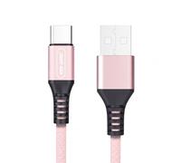 Charger Cable For Huawei P40/P40 Pro/P40 Lite/P30/P30 Pro/P30 Lite/P20/P20 Pro/P20 Lite/P Smart 2021 [1.5 M] 3A Nylon Braided USB TO USB C Charger Cable Data Lead Fast Charging Cable (ROSE GOLD)