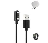 Charger Cable for Motast Smart Watch,USB Charger Cable,Magnetic Attachment,Fast Charging,Lightweight,Durable,Portable Silicone Storage Bag