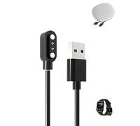 Charger Cable for Yoever IDW13 Watch, USB Charger Cable,Magnetic Attachment,Fast Charging,Lightweight,Durable,Portable Travel Silicone Storage Bag