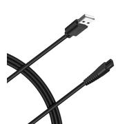 Charger Cable Power Cord Compatible with Hatteker Hair Clipper Cordless Razor Beard Trimmer Shaver RFC-588 RFC-598 RFC-686 RFC-695 RFC-690 RFC-692 RSCX-9598 RSCX-7568 Black Cable 4.9FT