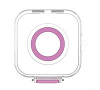 Charger Case for Oura Ring Gen 4 - Hard Shell Protector Against Scratches - Stylish Portable Pouch for Daily Wear Accessories 6.3x6.2cm(Purple)