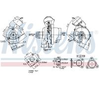 NISSENS 93497 Turbocharger