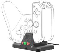 Charger Charging Station Dock for Nintendo Switch Joy-Con Controller Pro Gamepad