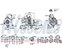 CHARGER, CHARGING (SUPERCHARGED/TURBOCHARGED) FOR AUDI NISSENS 93547
